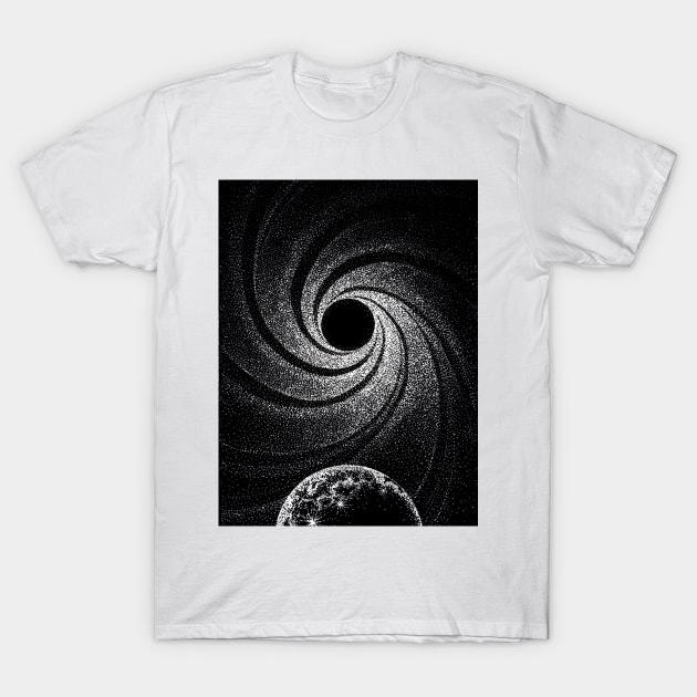 Into the Space T-Shirt by THE WHITE SATURN